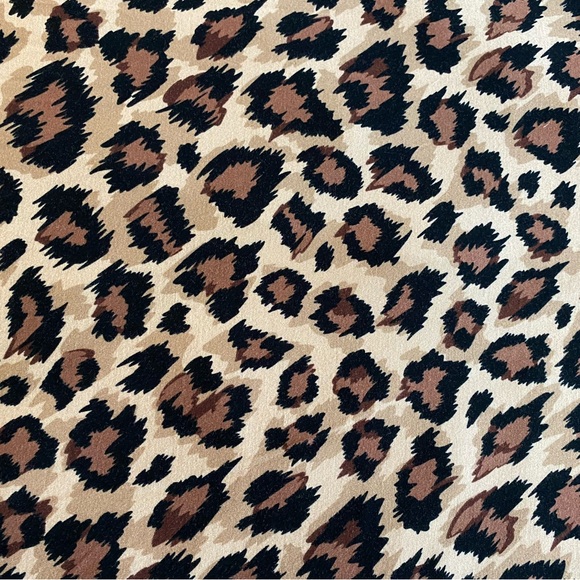 Leopard Print Long Sleeve Dress - Picture 2 of 5